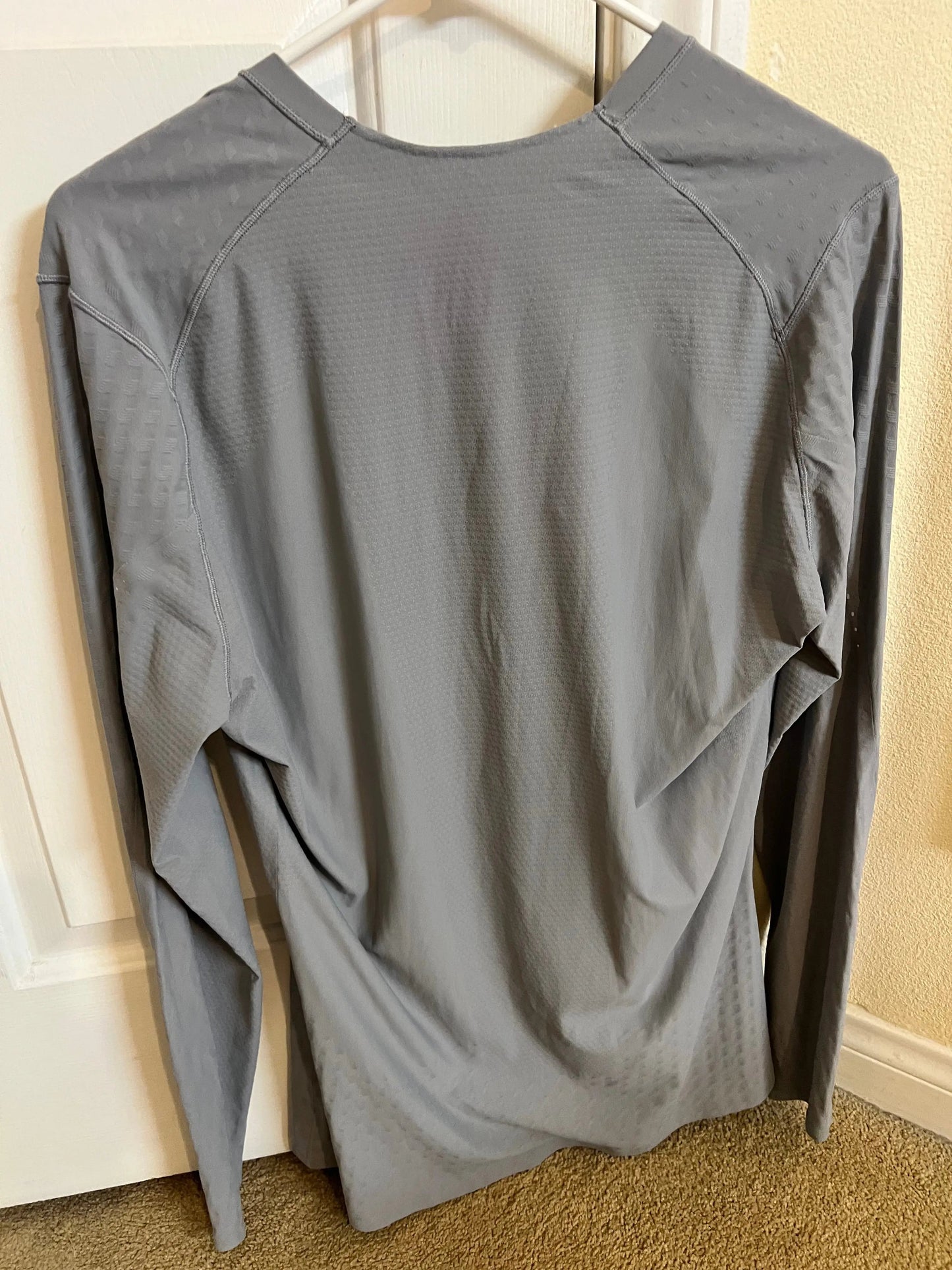 lululemon Grey SenseKnit Running Long Sleeve - Men's XL Lululemon