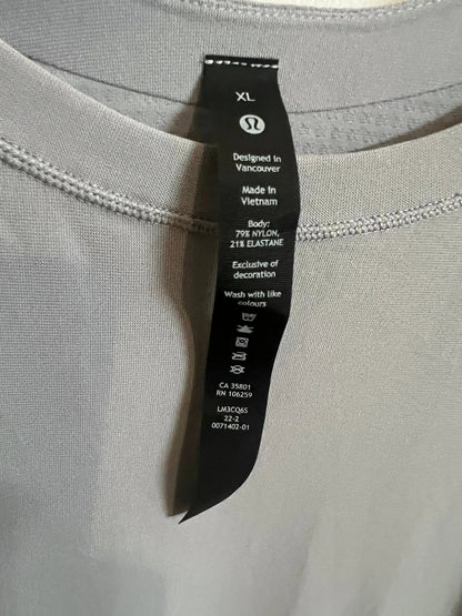 lululemon Grey SenseKnit Running Long Sleeve - Men's XL Lululemon