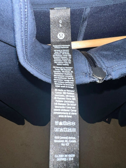 lululemon Navy Smooth Spacer Quarter Zip Pullover - Men's L Lululemon