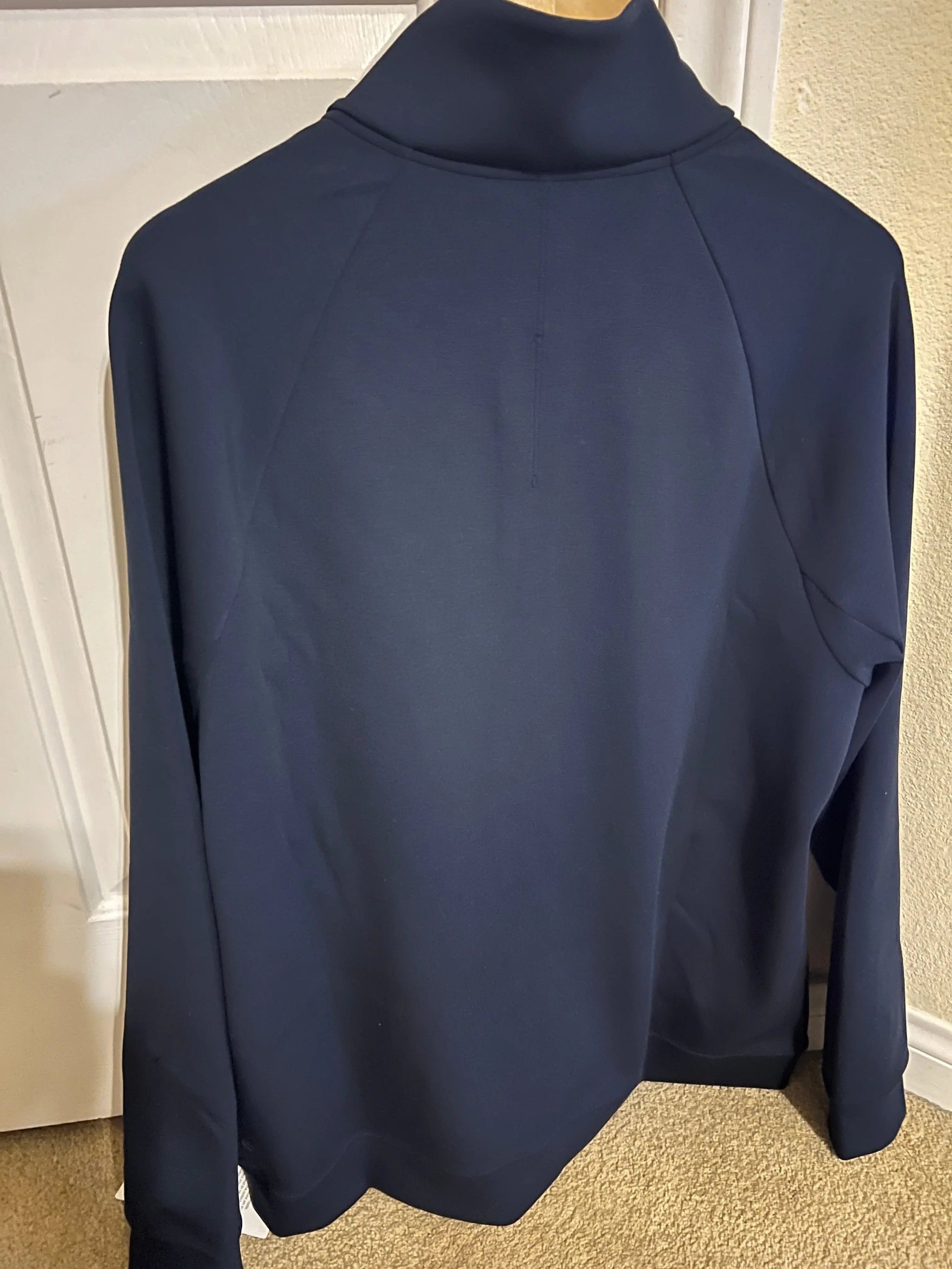 lululemon Navy Smooth Spacer Quarter Zip Pullover - Men's L Lululemon