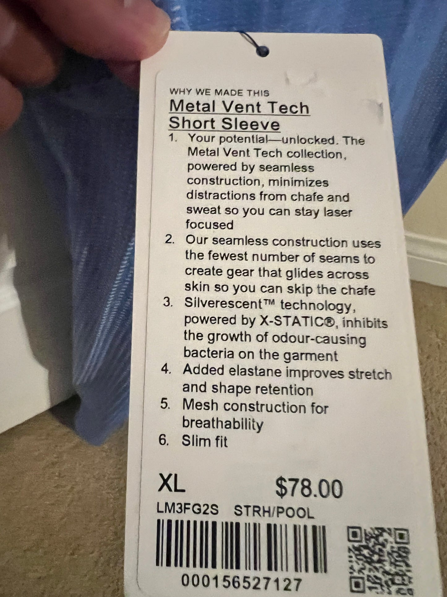 lululemon Metal Vent Tech Short-Sleeve Shirt - Men's XL Lululemon